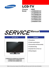 Samsung LA37B450C4H Service Manual