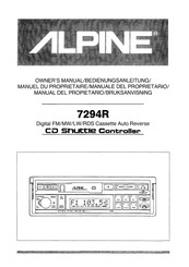 Alpine 7294R Owner's Manual