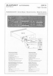 Bosch BLAUPUNKT CDP 01 Service Manual