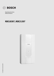 Bosch RDE18307 Operating Instructions Manual