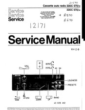 Philips 22DC 670/00 Service Manual