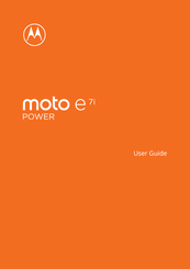 Motorola moto e7i POWER User Manual
