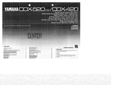 Yamaha CDX-520 RS Manual