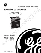 GE JD966 Technical Service Manual