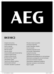 AEG BKS18C2 Original Instructions Manual