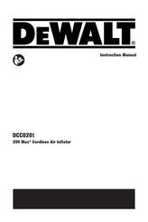 DeWalt DCC020I Instruction Manual
