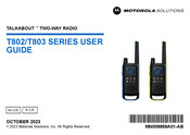 Motorola TALKABOUT T802C User Manual