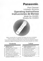 Panasonic EH-2501 Operating Instructions Manual