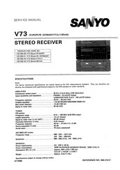 Sanyo V73 Service Manual
