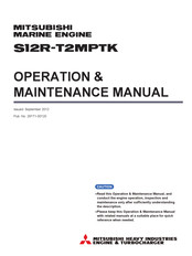 Mitsubishi S12R-T2MPTK Operation & Maintenance Manual
