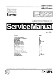 Philips 22DC579/62 Service Manual