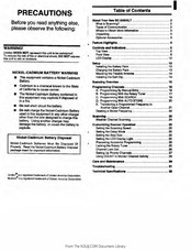 Uniden BC 2500XLT Manual
