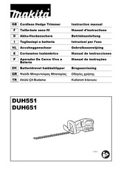 Makita DUH651Z Instruction Manual