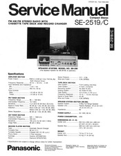 Panasonic SE-2519/C Service Manual