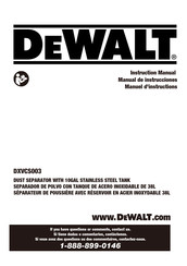 DeWalt DXVCS003 Instruction Manual