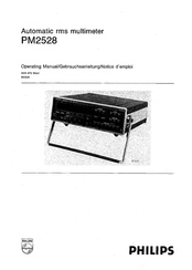 Philips PM2528 Operating Manual