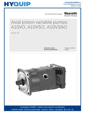 Bosch A10VSNO Instruction Manual