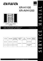 Aiwa XR-H1100 Service Manual