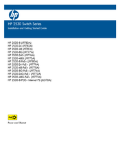 HP 2530-24G-PoE+ Installation And Getting Started Manual