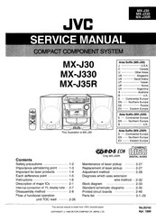 JVC MX-J30 Service Manual