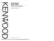 Kenwood SS-992 Instruction Manual