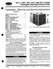 Carrier 48NHT Installation, Start-Up And Service Instructions Manual