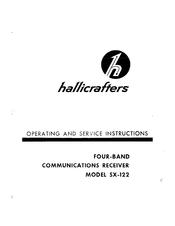 Hallicrafters SX-122 Operating And Service Instructions