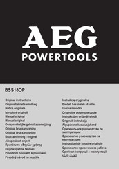 AEG BSS18OP Original Instructions Manual