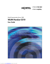 Nortel 2210 User Manual