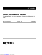 Nortel Meridian 1 PC Console Interface Unit Scripting Manual