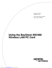 Nortel BayStack 660 User Manual