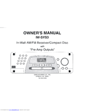 OEM IW-SYS3 Owner's Manual