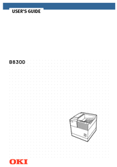 Oki B8300 User Manual