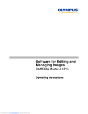 Olympus C5000 - 5MP Digital Camera Operating Instructions Manual