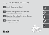Epson Stylus WorkForce 435 Basic Operation Manual
