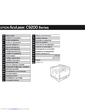 Epson AcuLaser C9200 Series Setup Manual