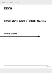 Epson AcuLaser C3800N User Manual