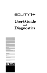 Epson Equity I+ User's Manual And Diagnostics