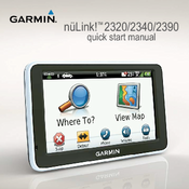 Garmin nuLink! LIVE 2390 Quick Start Manual