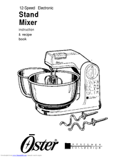 Oster 2381 Instructions/Recipe Book