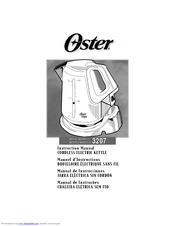Oster 3207 Instruction Manual