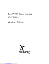 Palm Treo 270 User Manual