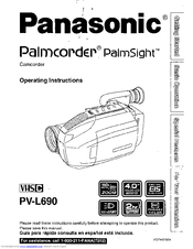 Panasonic Palmcorder PV-L690 User Manual