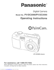 Panasonic PalmCam PV-DC2590 Operating Instructions Manual