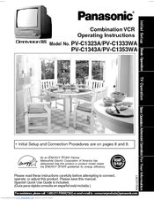 Panasonic PV-C1323A User Manual
