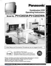 Panasonic PV-C2023A User Manual