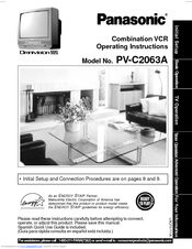 Panasonic PV-C2063A User Manual