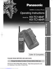 Panasonic KX-TC1484R Operating Instructions Manual
