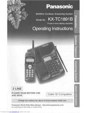 Panasonic KX-TC1891B User Manual