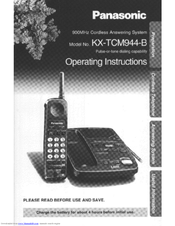 Panasonic KX-TCM944B User Manual